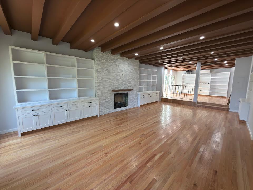 Freshly painted ORCCI living room with clean white walls